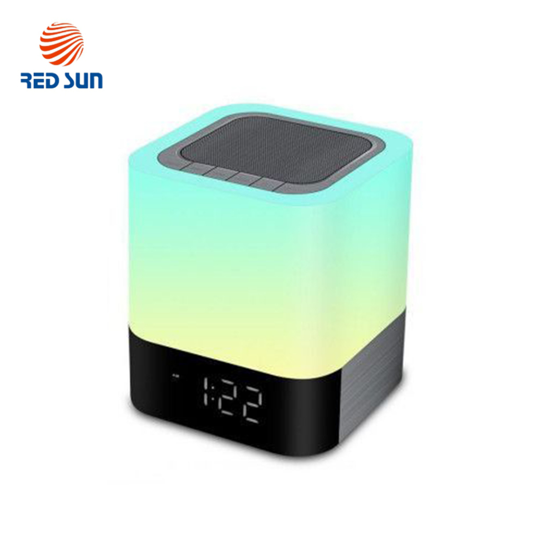 Boxa portabila si lampa Red Sun DY-28 cu touch, ceas alarma si Bluetooth