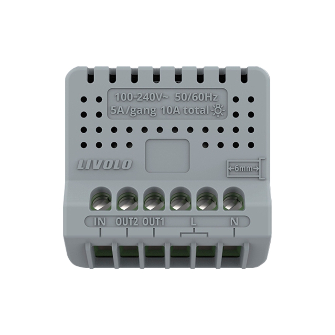 Modul Intrerupator Dublu cu Revenire, Contact Uscat cu Touch LIVOLO - Serie Noua