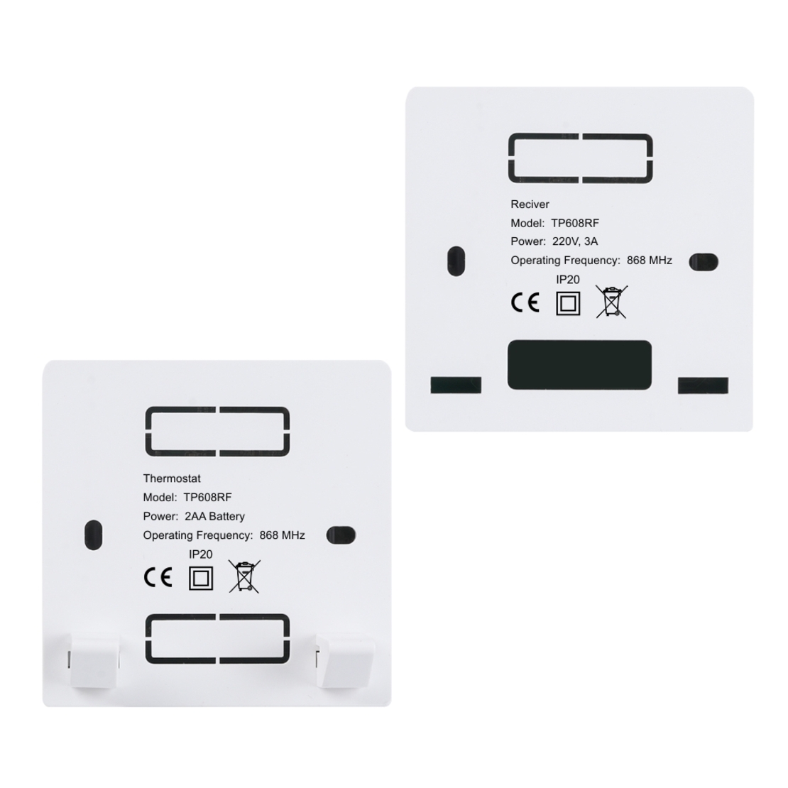 Termostat Luxion TP608RF cu receiver pentru centrala termica pe gaz sau electrica, Programari, Anti-inghet