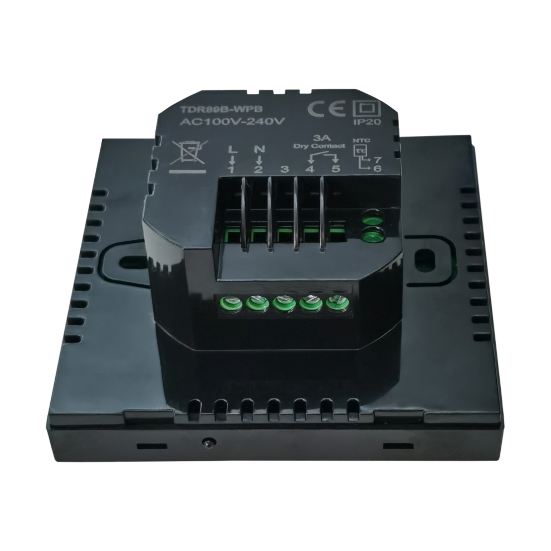 Termostat pentru incalzirea termica pe gaz BeOk TDR89-WPB, negru