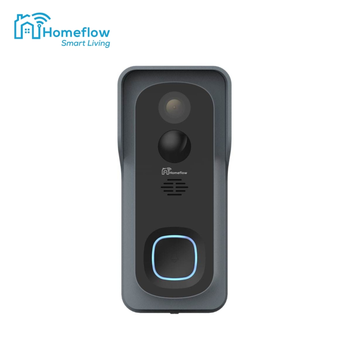 Sonerie inteligenta wireless cu monitorizare video Homeflow D-3001, Comunicare bidirectionala, Detectie miscare, Notificari, Modul sonerie interior inclus