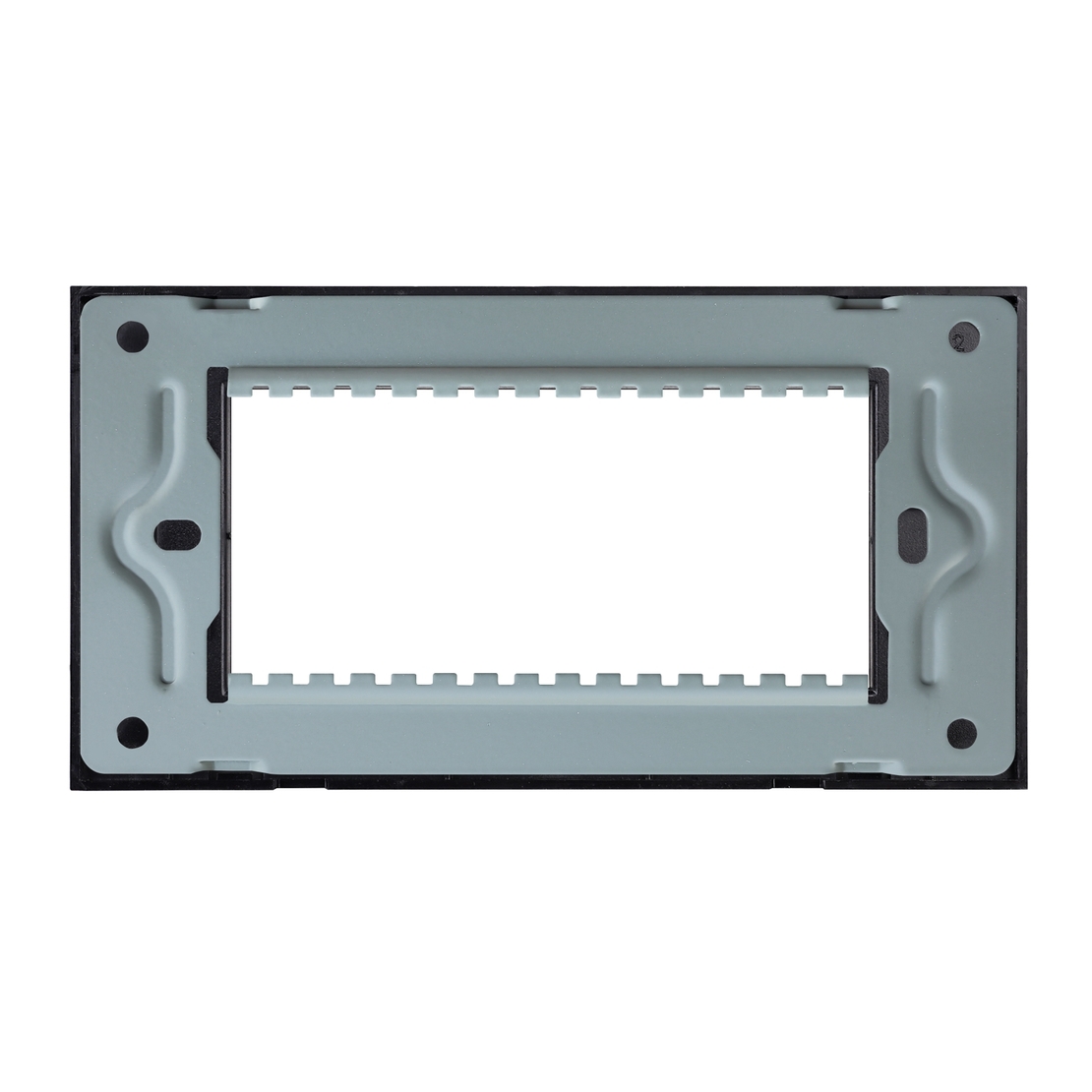 Rama din Sticla Securizata cu Suport 4M LUXION, Standard Italian, negru