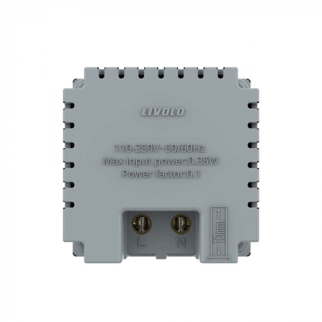 Modul lampa de veghe LED Livolo cu senzor miscare incorporat, gri