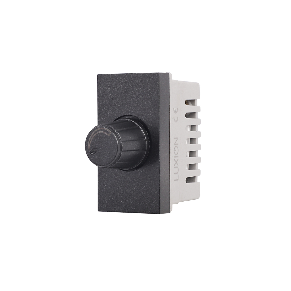 Modul Intrerupator Mecanic cu Variator 1M LUXION, Standard Italian, negru