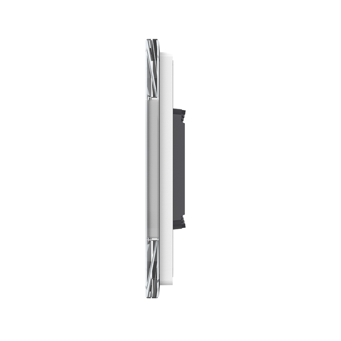 Rama din sticla Livolo standard Italian 6/7 module - Serie noua, alb