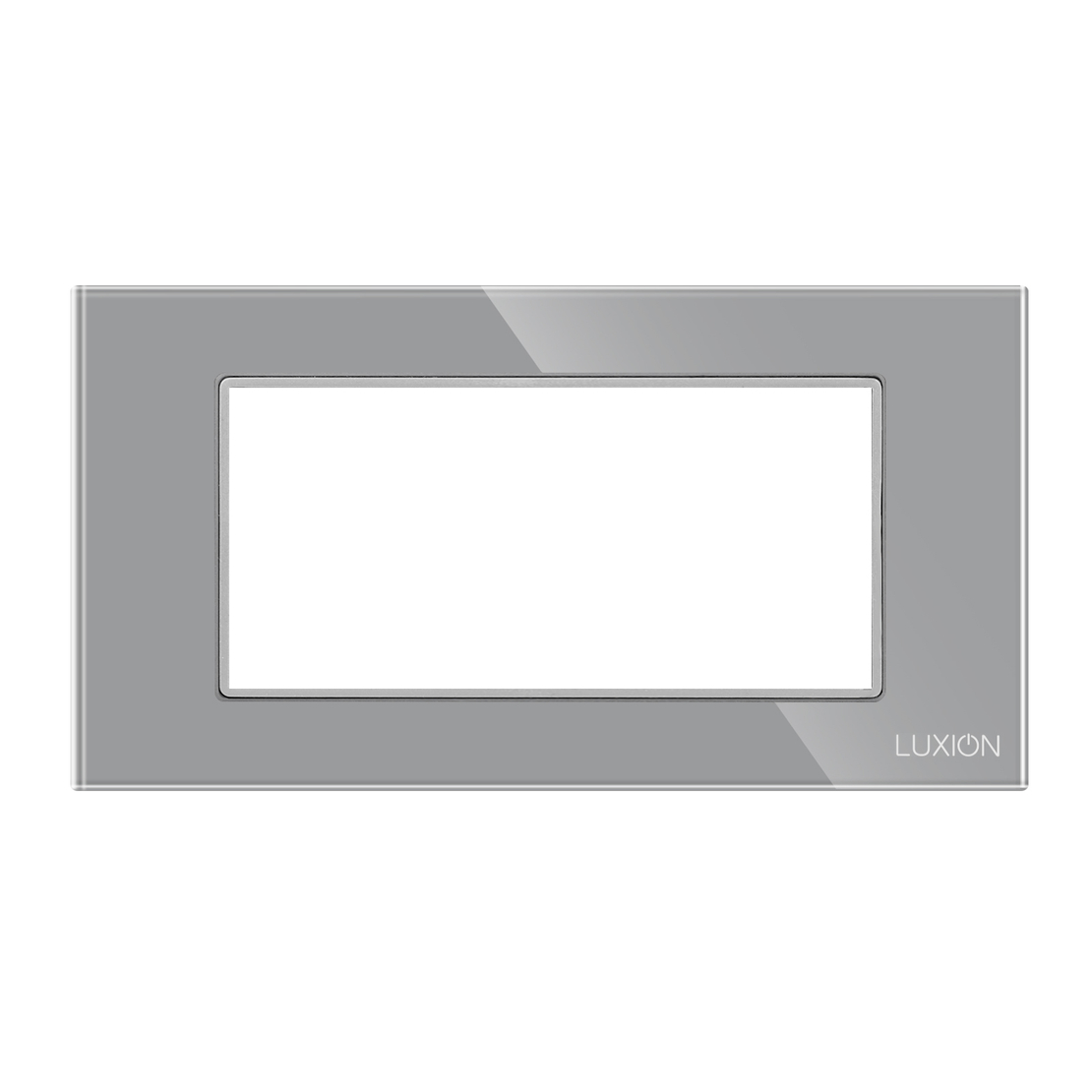 Rama din Sticla Securizata cu Suport 4M LUXION, Standard Italian, gri