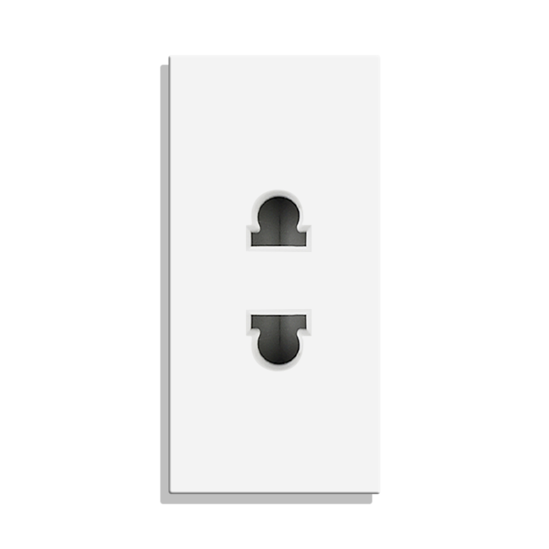 Modul Priza Simpla Ingusta LUXION, alb