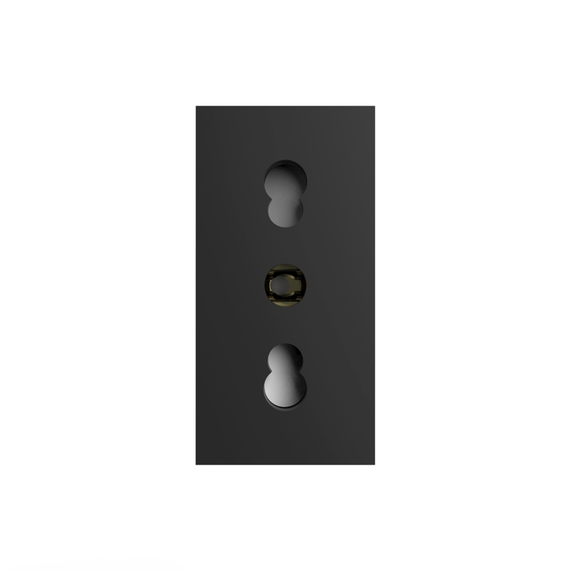 Modul priza simpla ingusta LIVOLO, negru