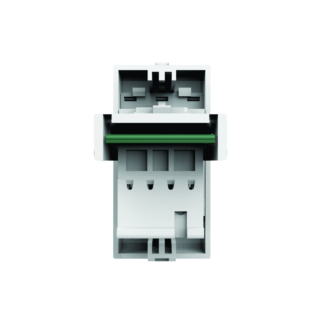 Priza telefon Livolo, alb