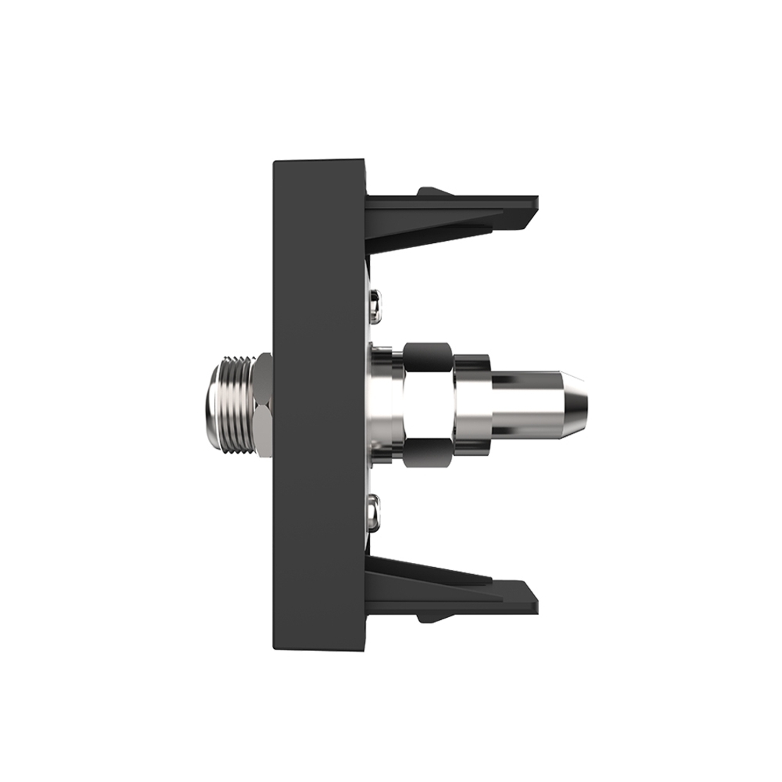 Priza TV satelit Livolo fara rama sticla, negru