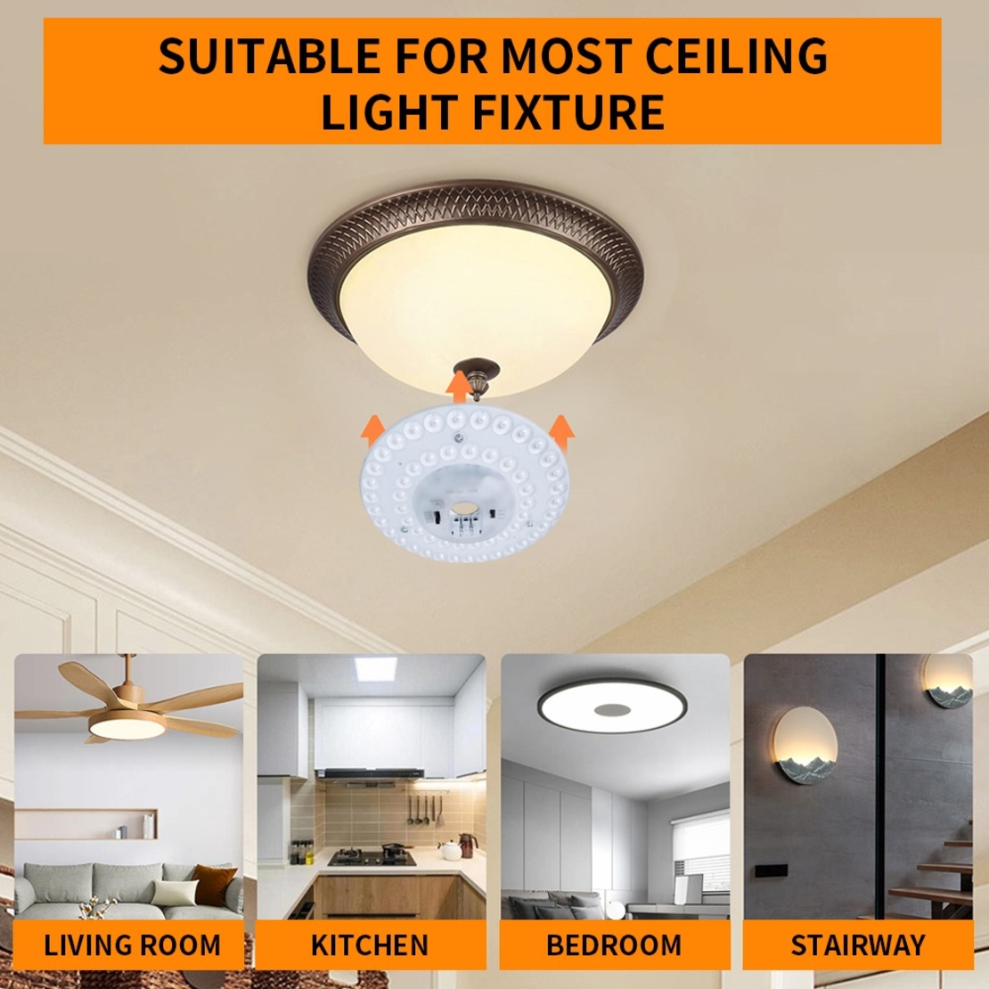 MODUL LED CU SENZOR PT APLICA FI/170 REGLABIL 12W/18W/24W 1390LM/2100LM/2800LM 5CCT