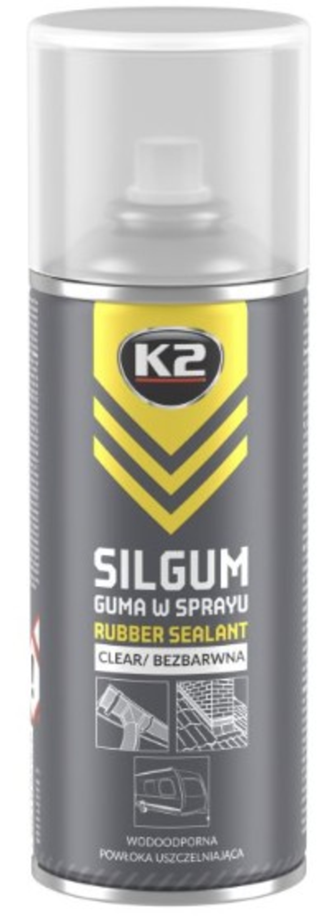 SILGUM CLEAR - Spray cauciucat special pentru etansare