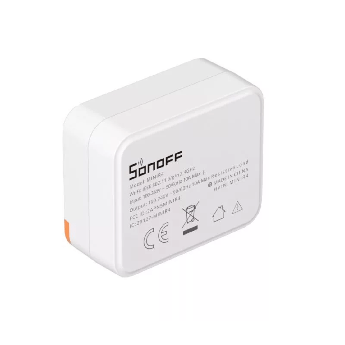 Releu inteligent Wi-Fi Sonoff Mini R4, 10A, 2300W, Programari, Control aplicatie
