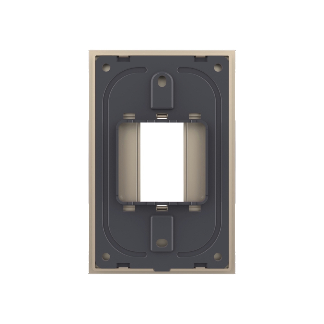 Rama din sticla Livolo standard Italian 1 modul - Serie noua, auriu