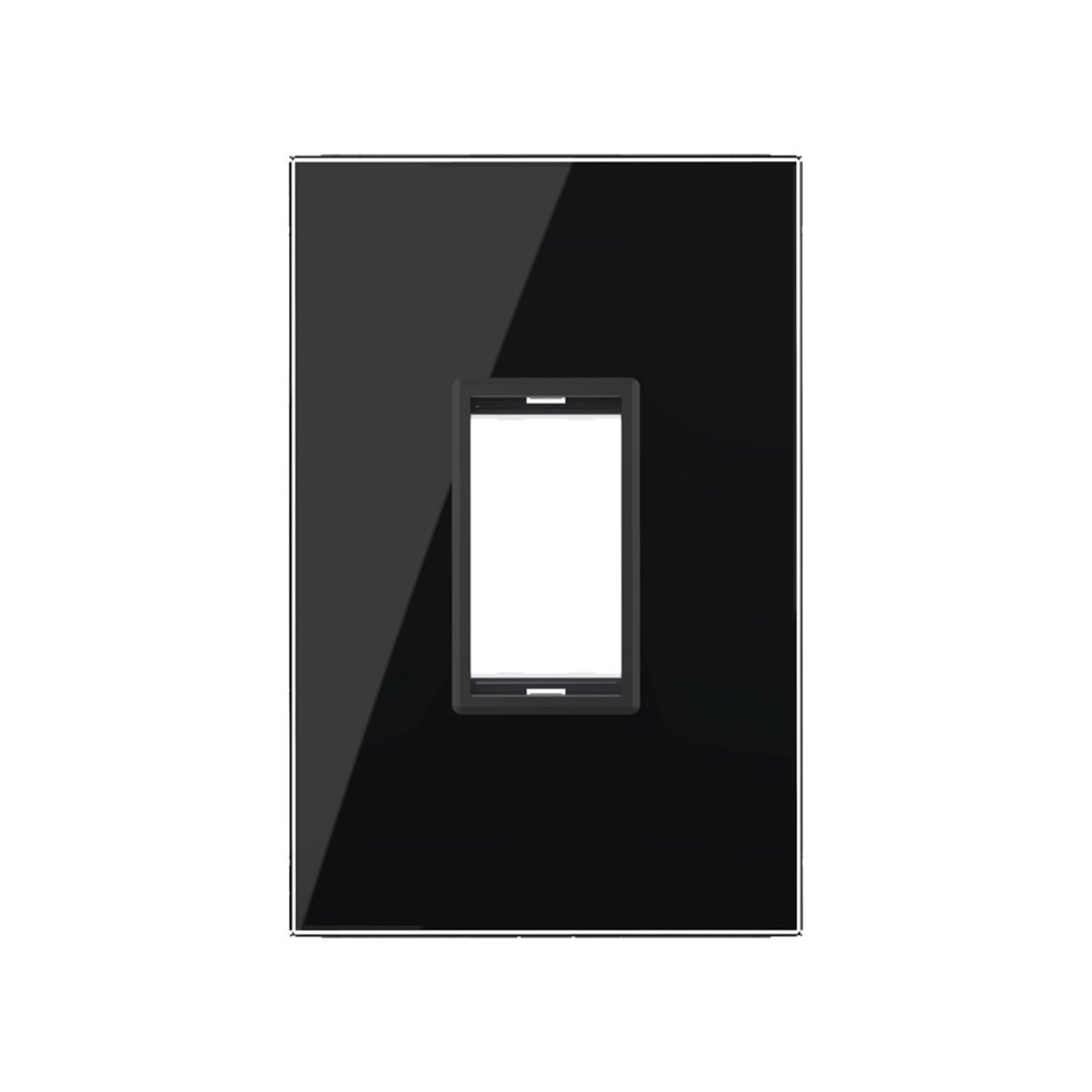 Rama din sticla Livolo standard Italian 1 modul - Serie noua, negru