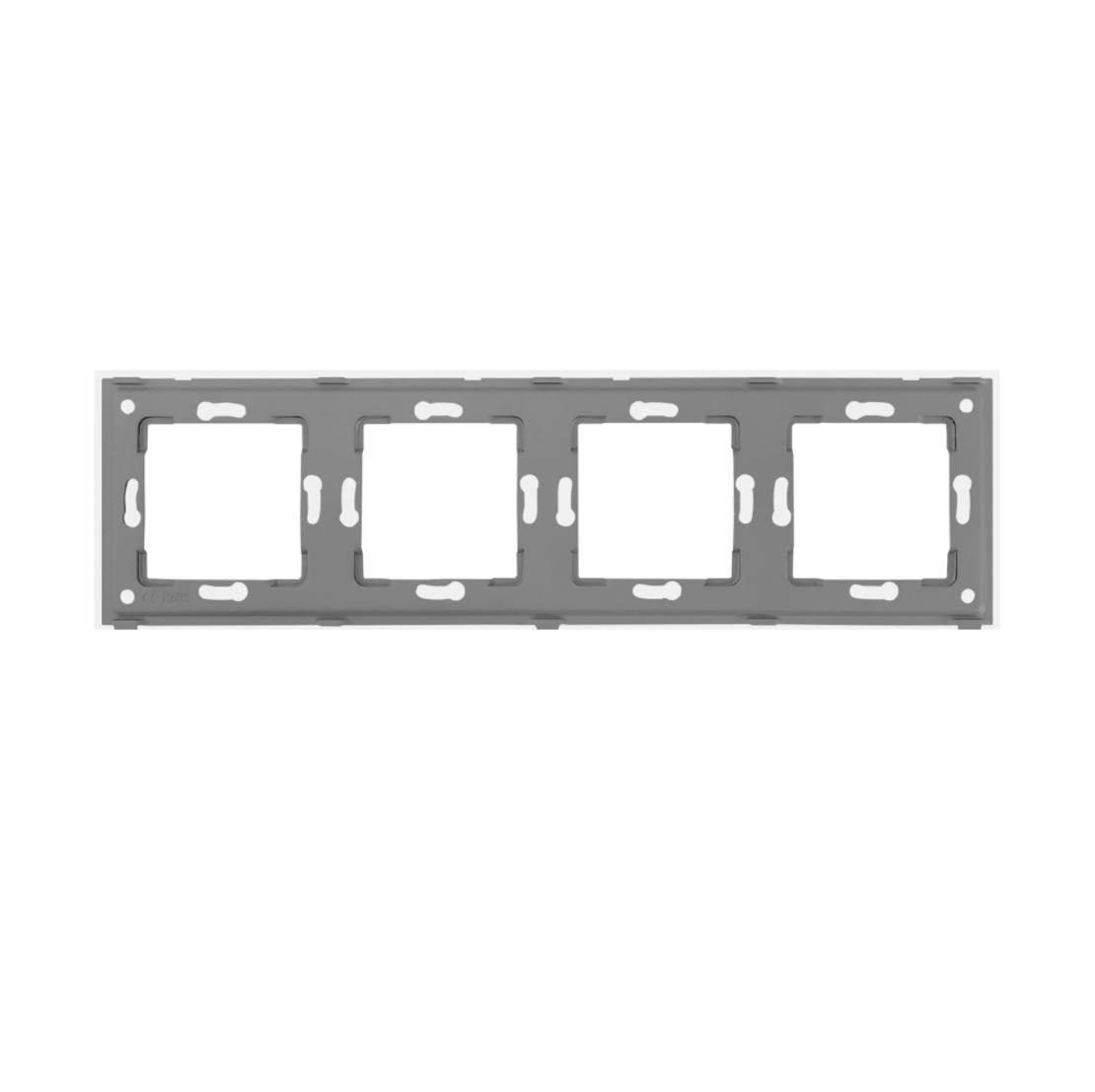 Rama Cvadrupla LUXION Din Sticla, alb