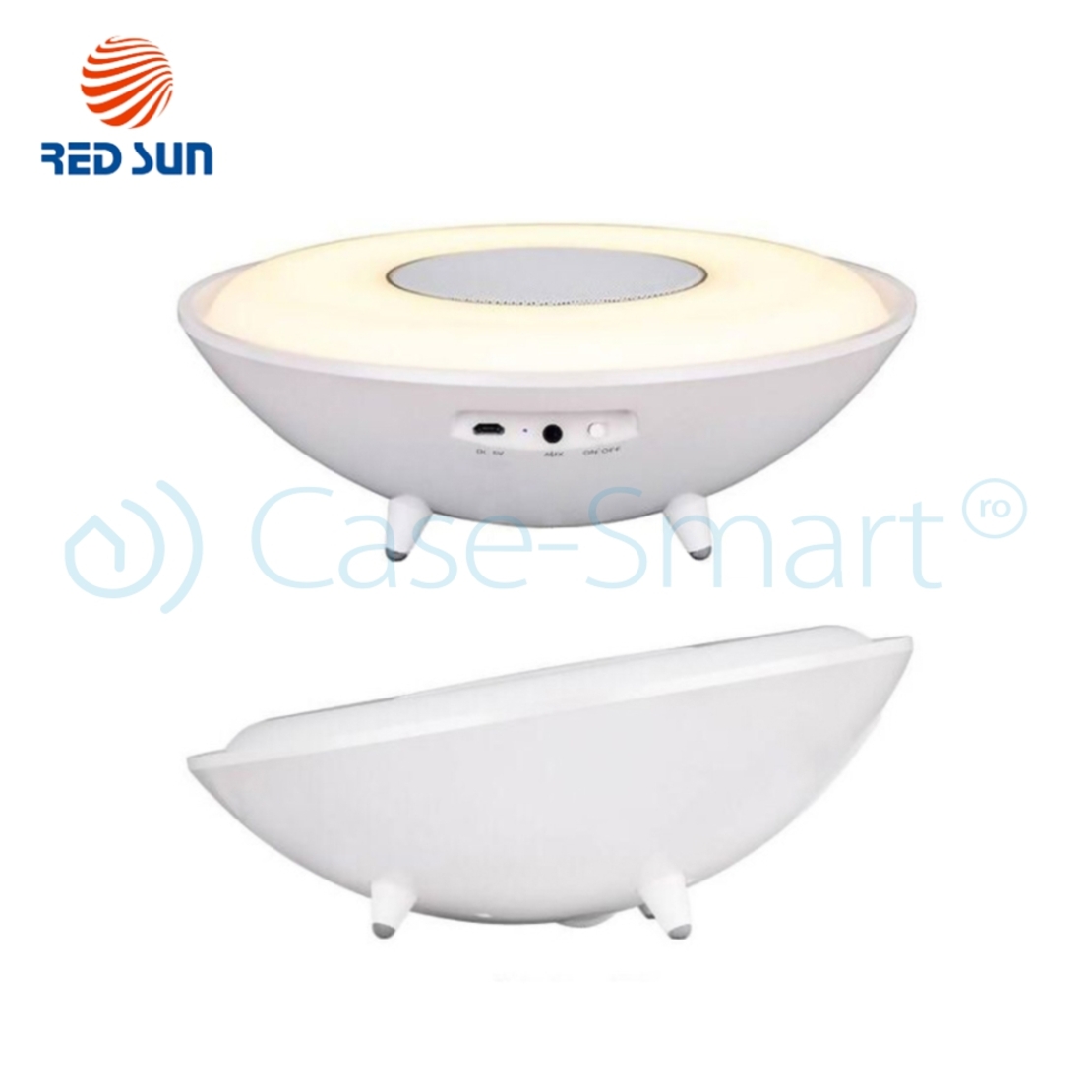 Boxa si lampa inteligenta ovala cu Bluetooth Red Sun RS-WBSL-X5