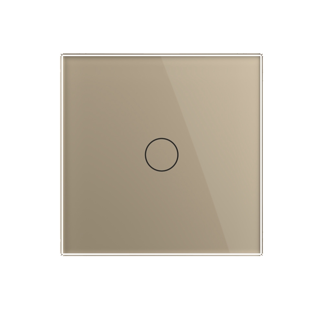 Intrerupator Simplu cu Touch LIVOLO din Sticla - Protocol ZigBee EC, auriu