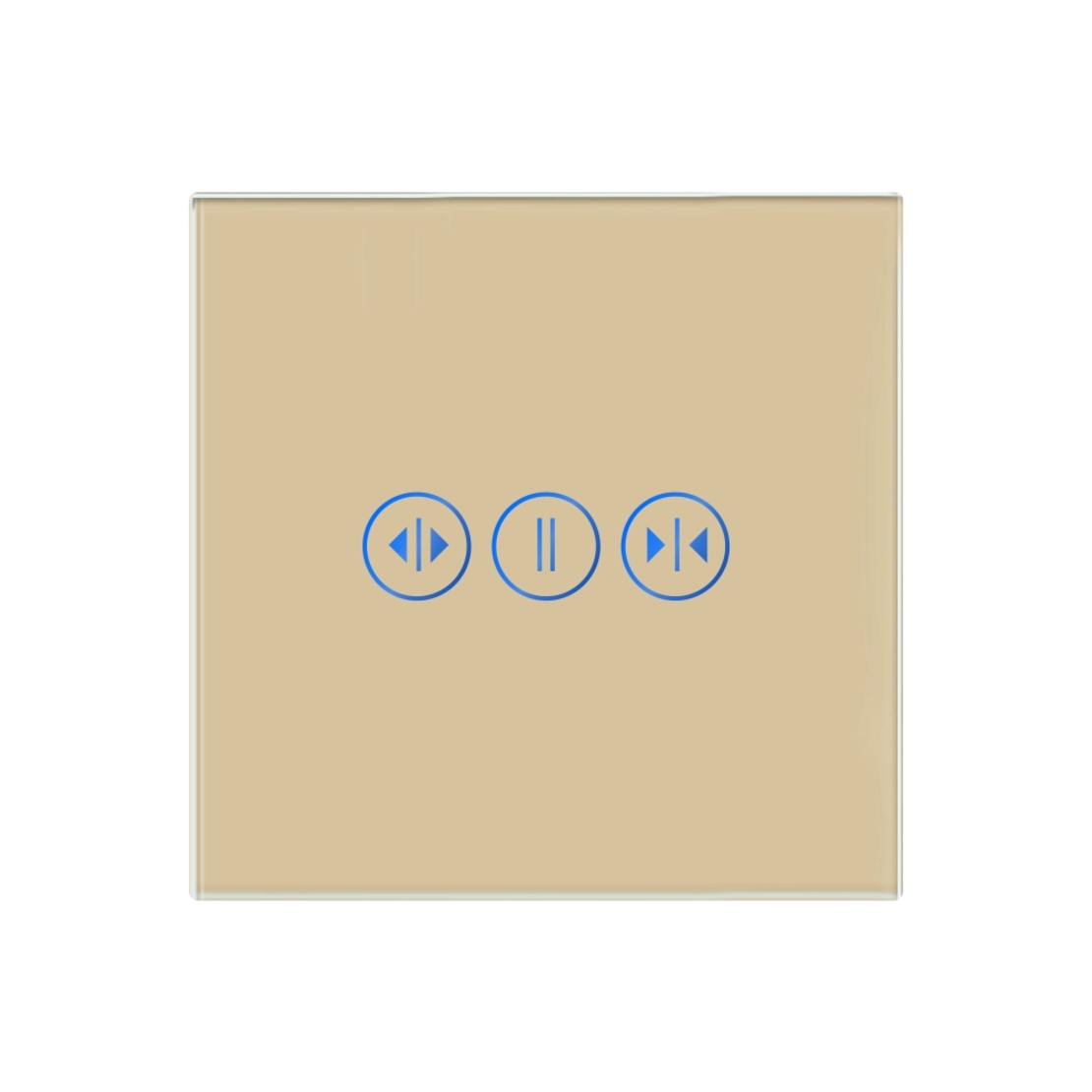 Intrerupator Wi-Fi Draperie cu Touch din Sticla LUXION, auriu