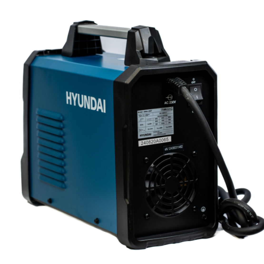 Invertor de sudura Hyundai MMA-200T, 200A, display digital, tehnologie IGBT, functie Hot Start si anti stick