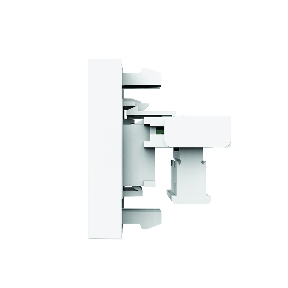 Priza telefon Livolo, alb