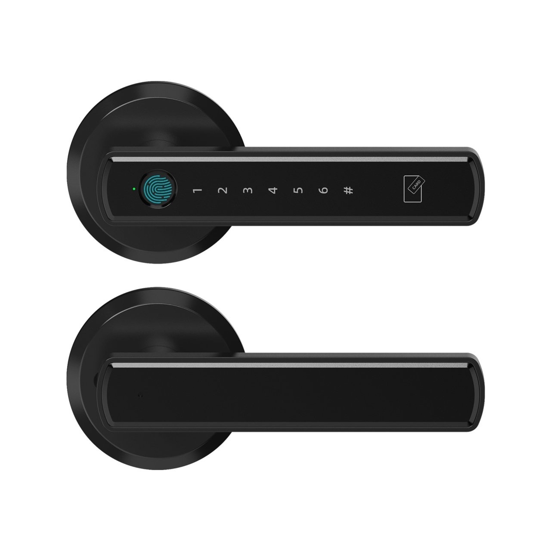 Set Maner & Broasca IFL cu Deschiere Amprenta, Cod PIN, Administrare Aplicatie, Negru Mat