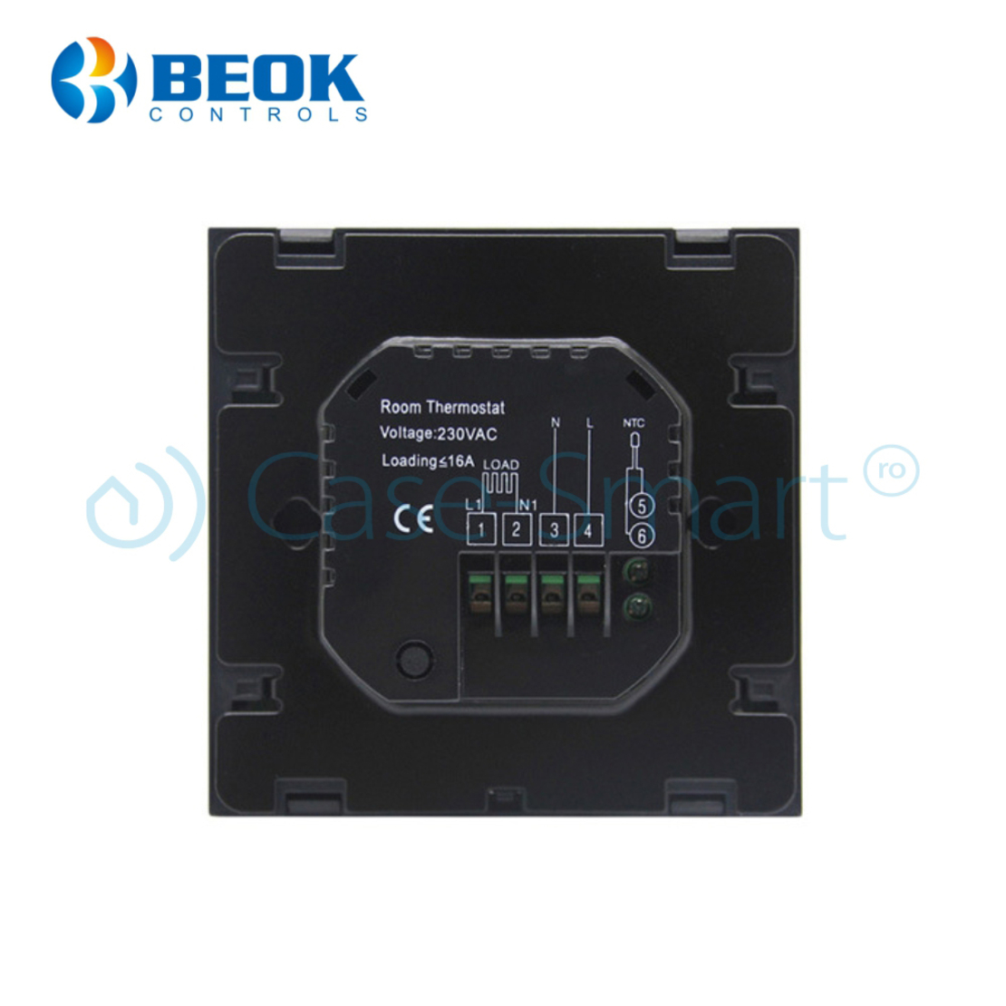 Termostat pentru incalzirea electrica in pardoseala BeOK TGT70-EP