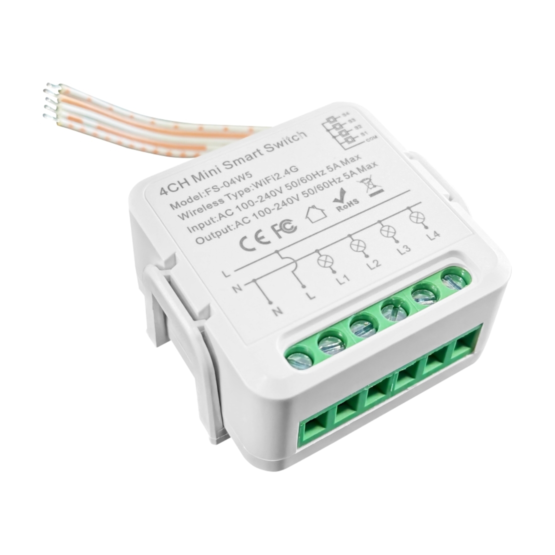 Releu LUXION 4 Canale cu Timer, Wi-Fi, Control Aplicatie