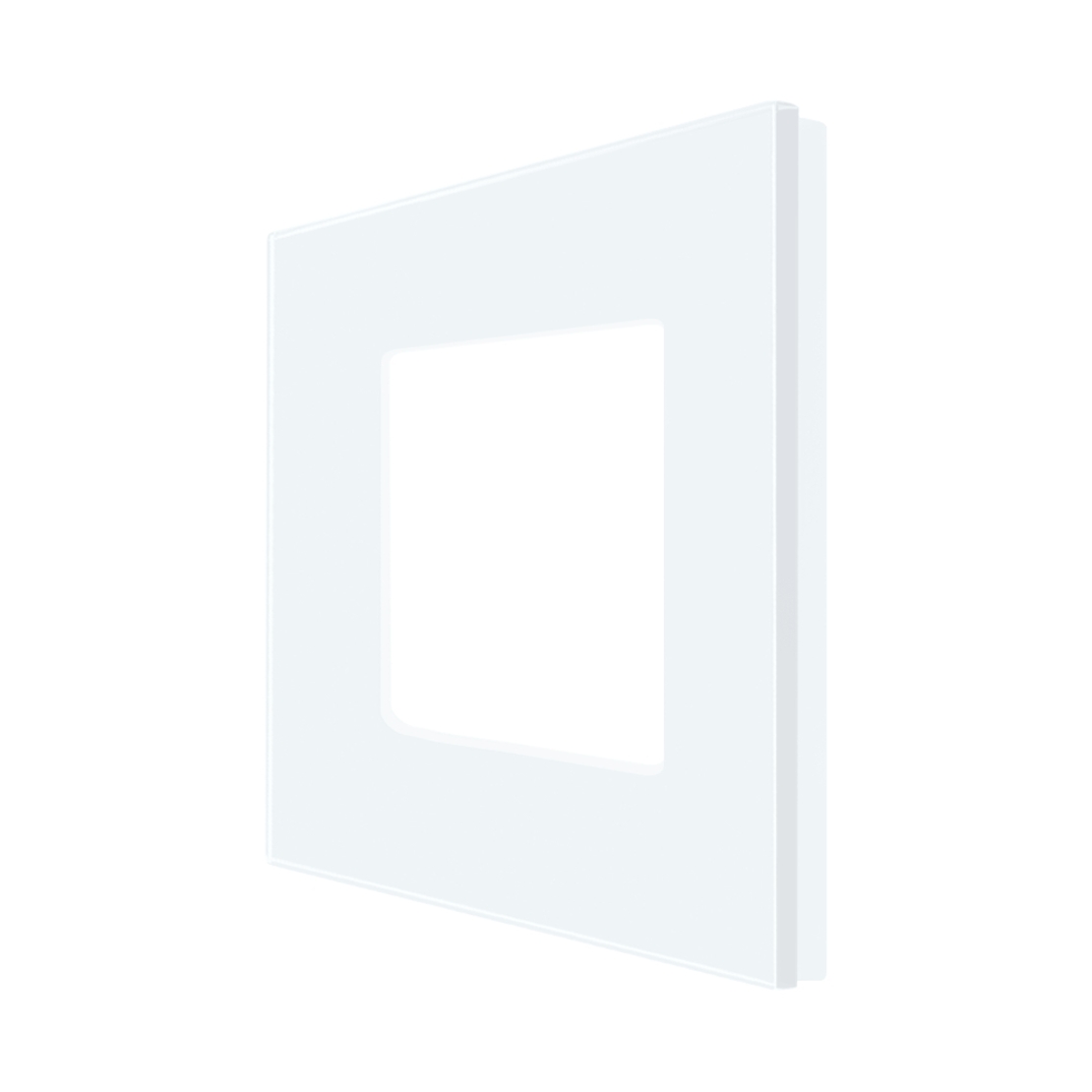 Rama Simpla LUXION Din Sticla, alb