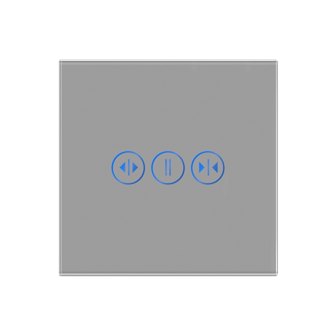 Intrerupator Draperie cu Touch din Sticla LUXION, gri