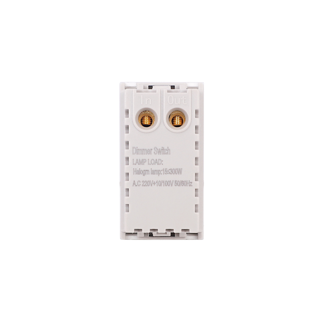 Modul Intrerupator Mecanic cu Variator 1M LUXION, Standard Italian, auriu