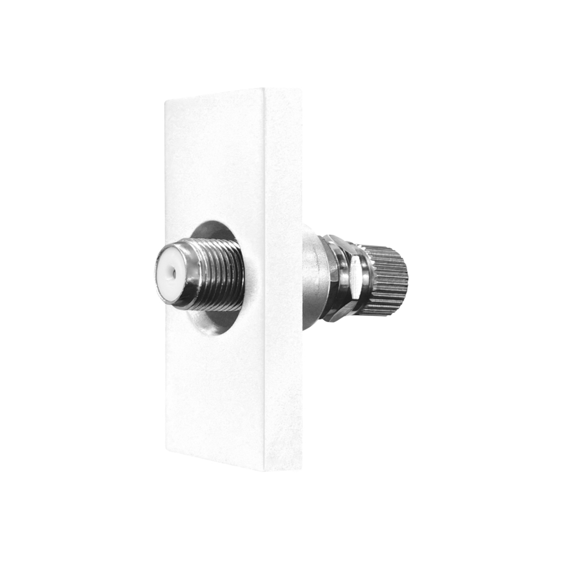 Modul Priza TV Satelit 1M LUXION, alb