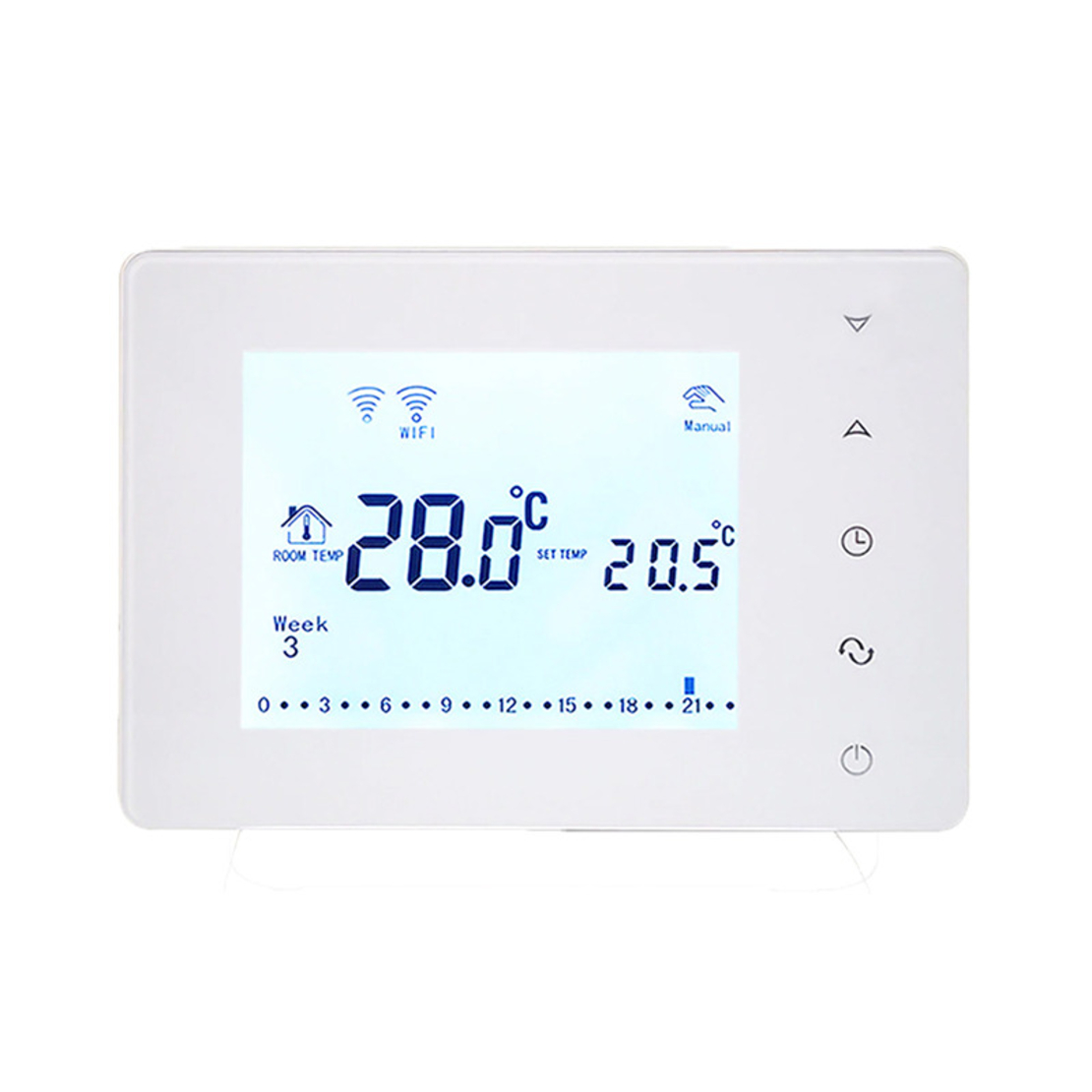 Termostat pentru incalzirea termica in pardoseala BeOk BOT306RF-WIFI-NR