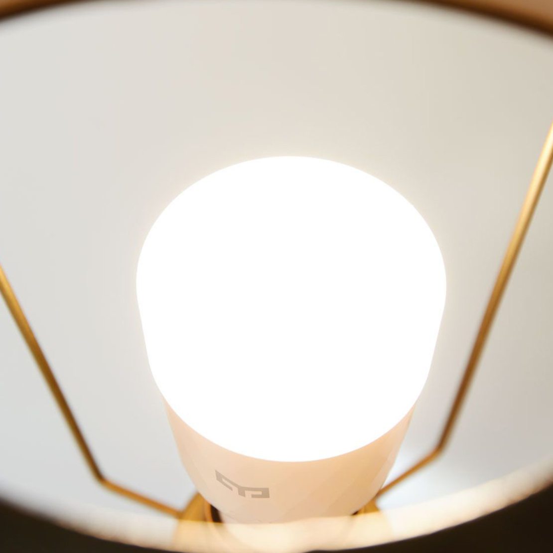 Bec Smart LED Yeelight 1S, Dimabil, Wi-Fi, E27, 800 LM, Comanda vocala, 8.5W