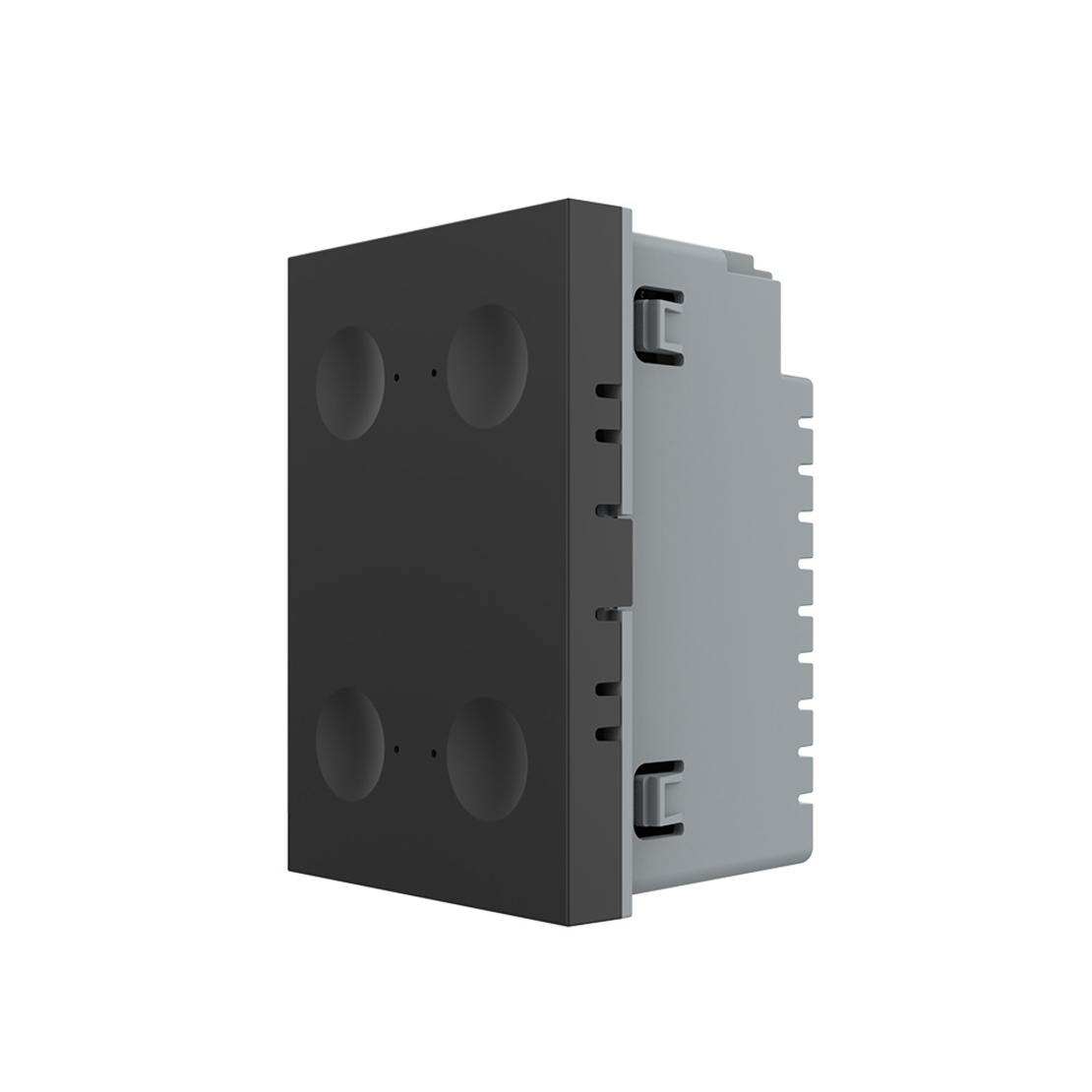 Modul intrerupator cvadruplu cu touch Livolo standard Italian, Serie noua, negru