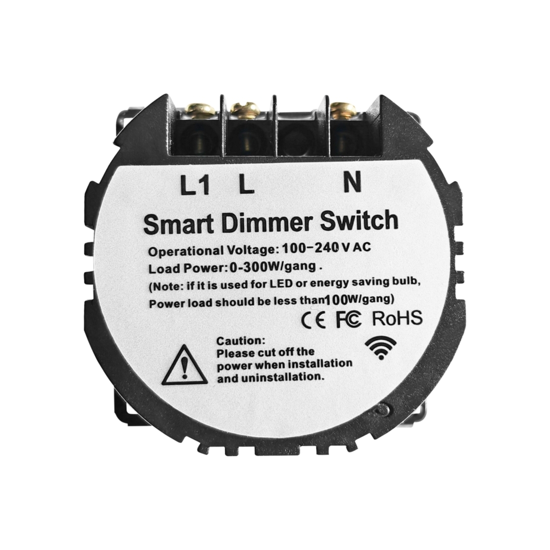 Modul Intrerupator Simplu cu Variator + RF433 cu Touch LUXION