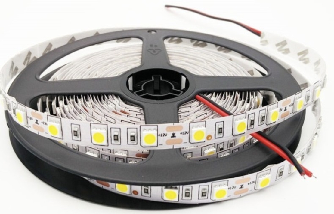 Banda LED 12V 14.4W/M 60LED/m, IP20 R5050, 6400K - rola 5m