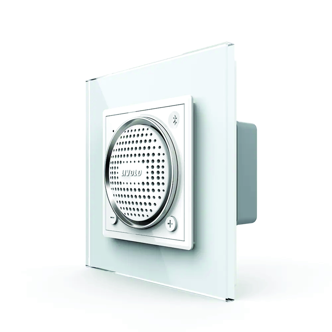 Boxa Bluetooth Livolo cu Rama din Sticla, alb