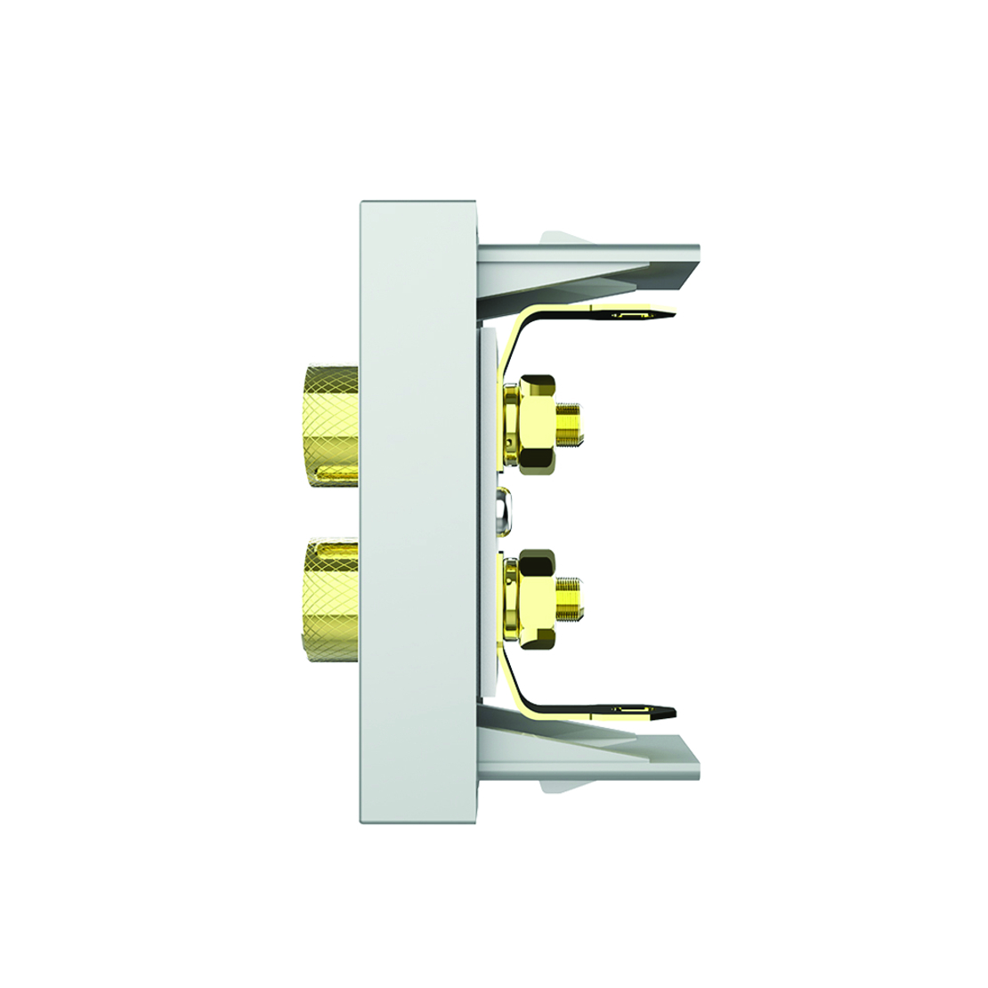 Priza cu mufa pentru redare sunet Livolo, gri