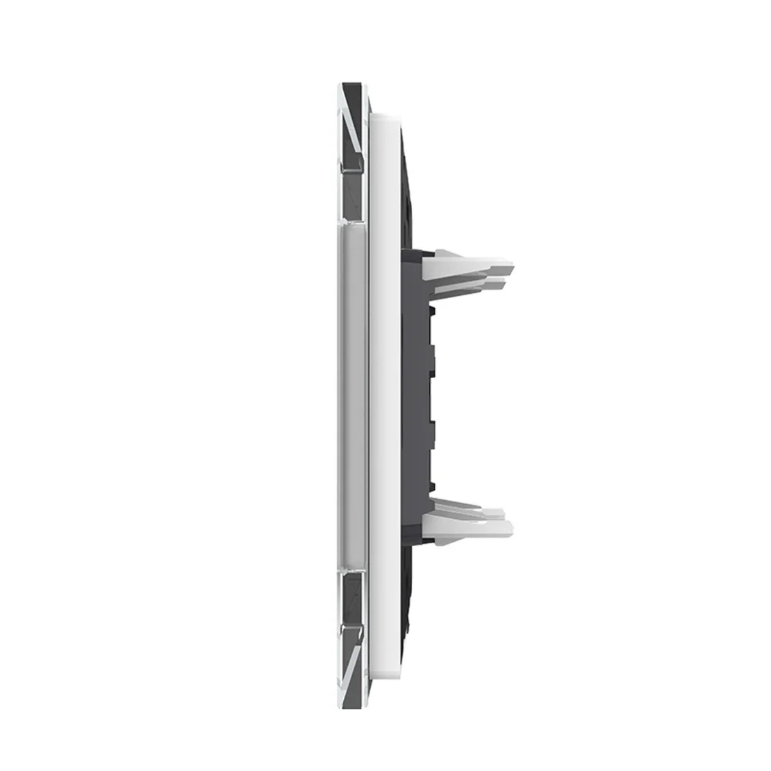 Ceas Mecanic Livolo cu Rama din Sticla Securizata, alb