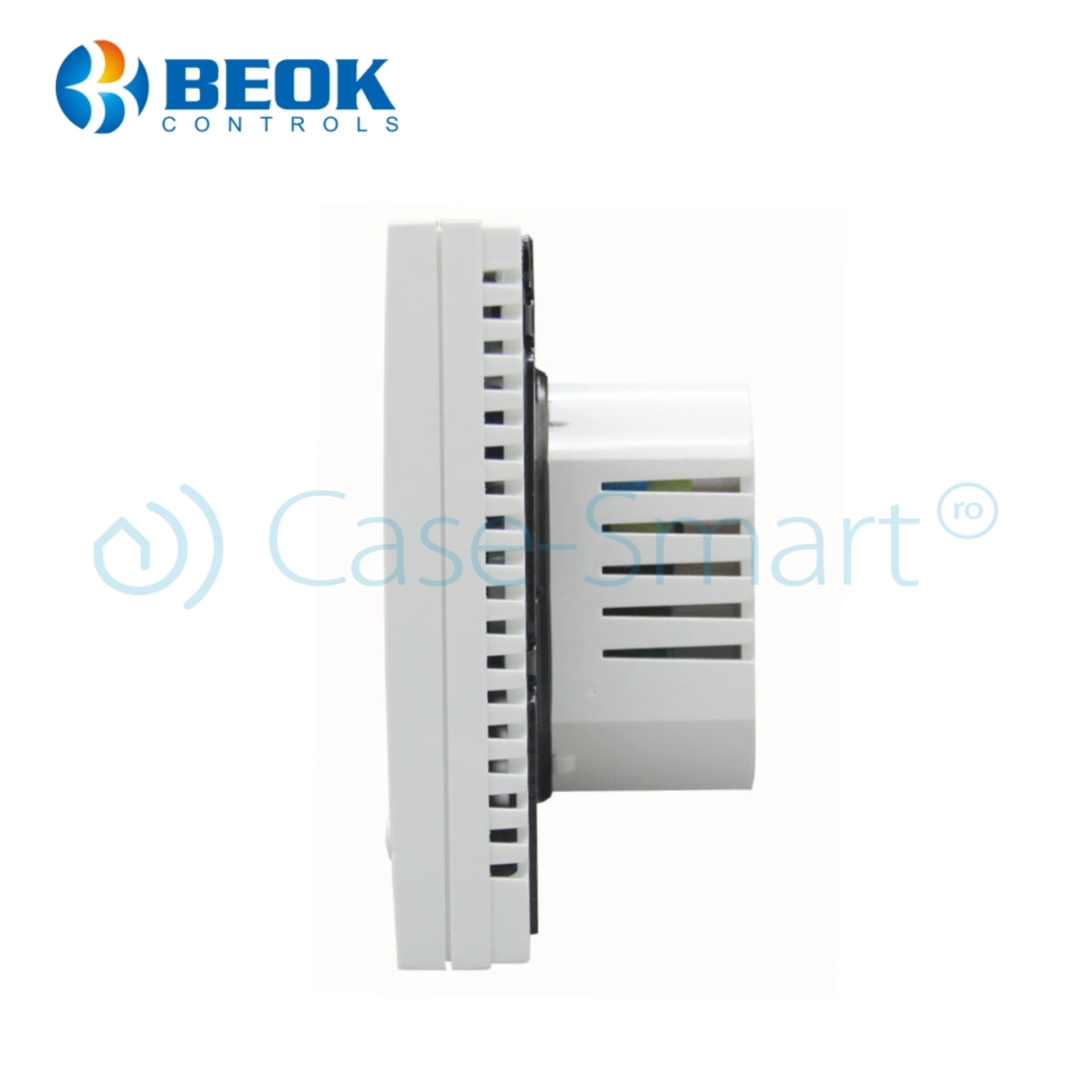 Termostat WiFi pentru centrala termica pe gaz si incalzire in pardoseala, Aplicatia mobila Smart Life, BeOk BOT-313WiFi, alb