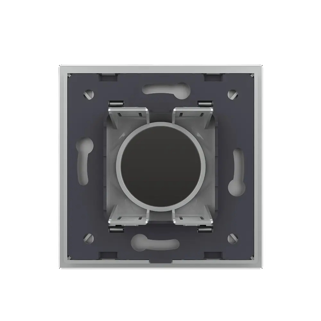 Ceas Mecanic Livolo cu Rama din Sticla Securizata, gri