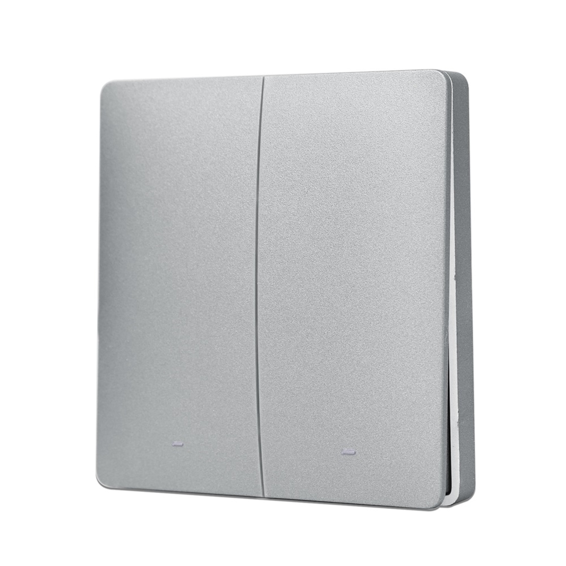 Telecomanda Dubla Tip Comutator, Auto-Alimentata LUXION, gri