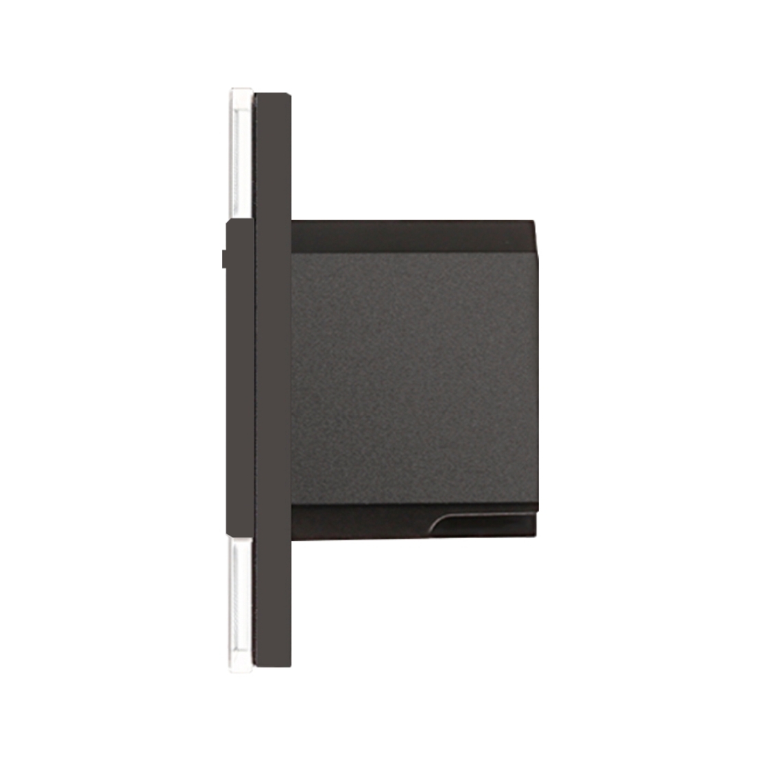 Priza Inteligenta cu Protocol Zigbee si Monitorizare Consum cu Rama Din Sticla LUXION, negru