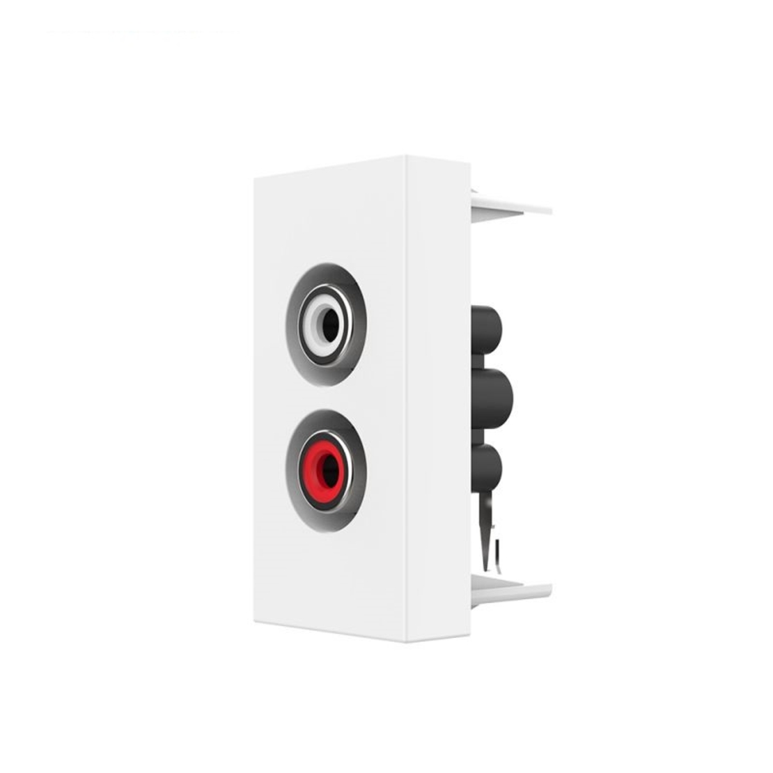 Priza audio Livolo, alb