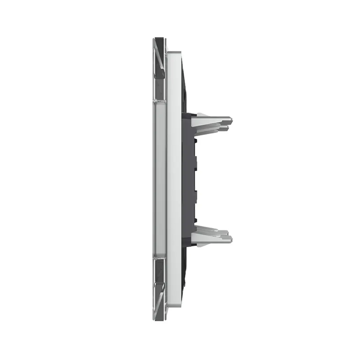 Ceas Mecanic Livolo cu Rama din Sticla Securizata, gri