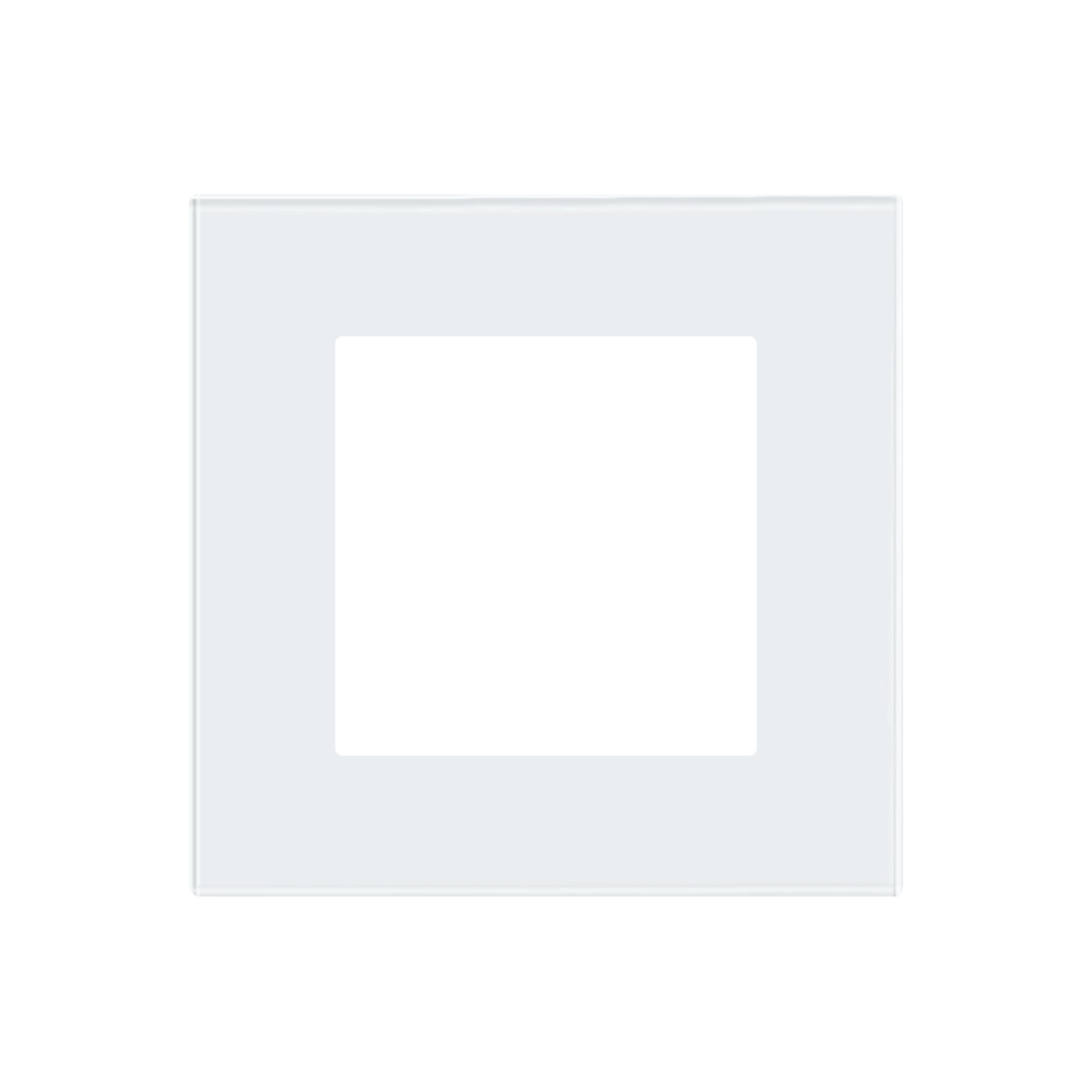 Rama Simpla LUXION Din Sticla, alb