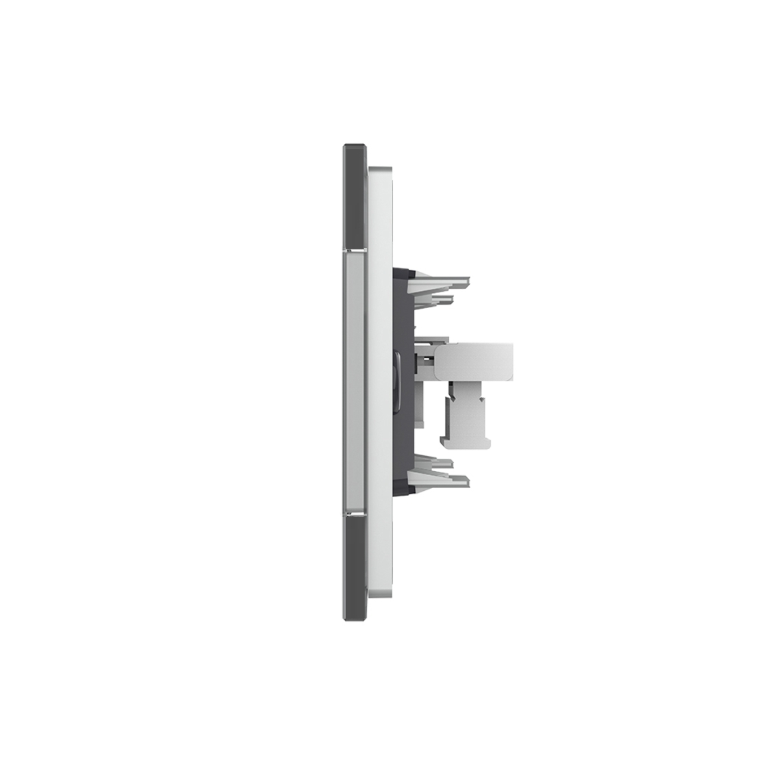 Priza Telefon LIVOLO cu Rama din Sticla, gri