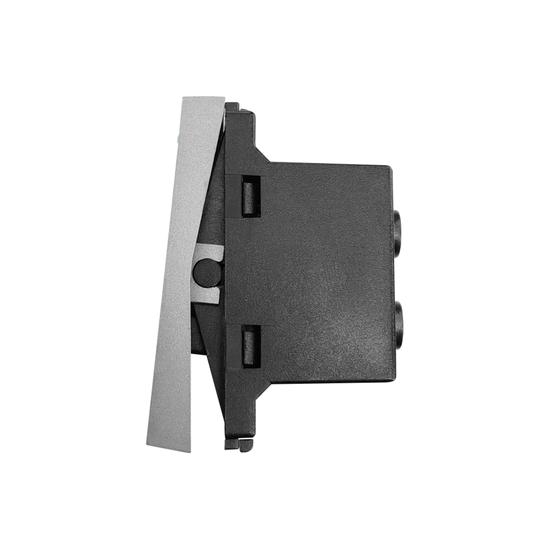 Modul Intrerupator Simplu Mecanic 1M LUXION, gri