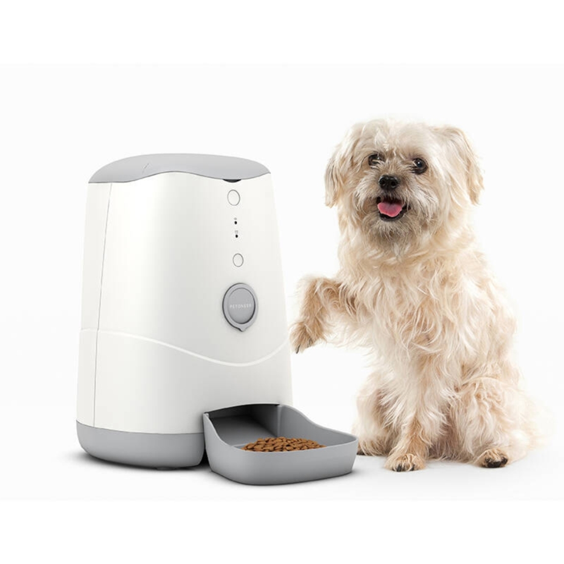 Dispenser inteligent pentru hrana animalelor de companie Petoneer Nutri, Control aplicatie, Slot baterie externa
